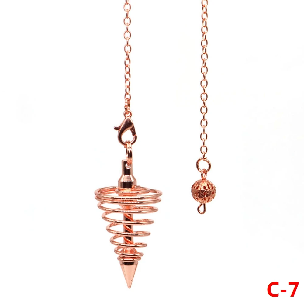 

Конус, 100% медь, латунь, металлический кулон, маятник для гадания, лозоход, медитация, Исцеление Рейки, египетская Исида Pendulos Professiona