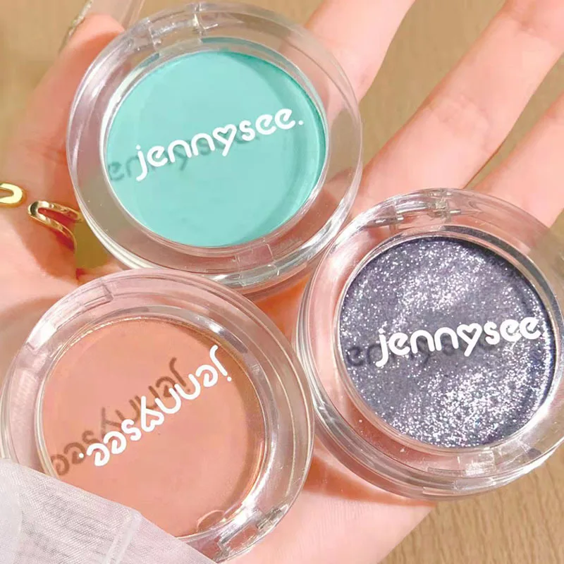 

Single Color Eyeshadow Blue Gray Pearlescent Fine Flash Ductility Eye Shadow Matte Affordable Eye Makeup Products For Students