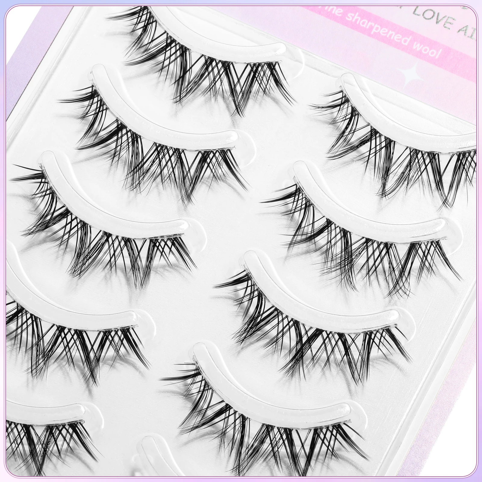 5 пар толстые длинные Искусственные ресницы драматические густые завивающие для