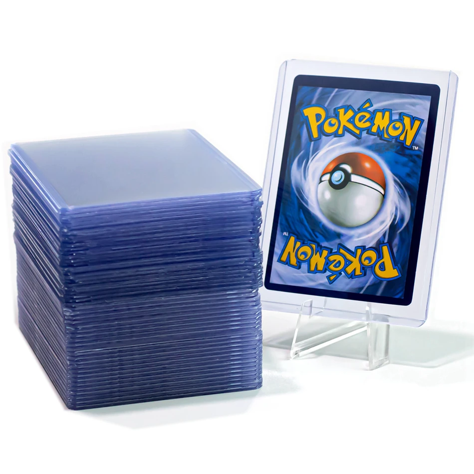 3 шт./компл. прозрачный мольберт с рукавами для карт Pokemon подставки альбомов