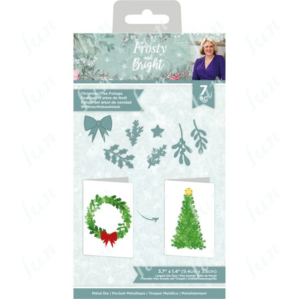 

Hot Sale Craft Metal Cutting Dies Christmas Tree Foliage Die Set Scrapbooking Paper Diary Decoration Handmade 2022 Embossing