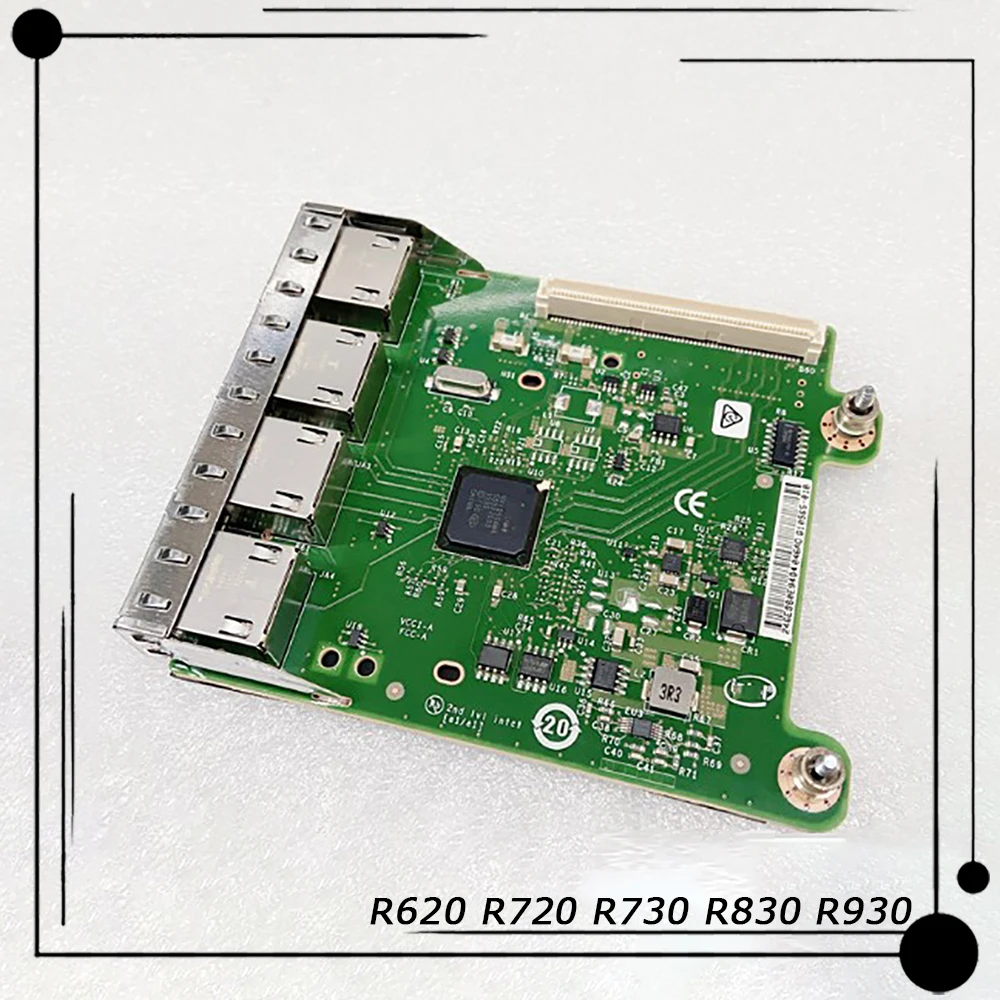 

0R1XFC R1XFC For DELL R620 R720 R730 R830 R930 Server Four-port Gigabit Network Card Module NIC