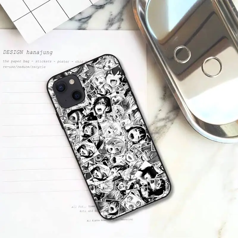 Чехол для телефона Ahegao манга iPhone 11 12 Mini 13 Pro XS Max X 8 7 6s Plus 5 SE XR |