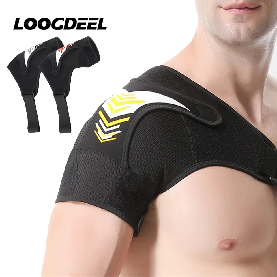 Loogdeel Регулируемая защита для плеч унисекс Спортивные дышащие противоскользящие
