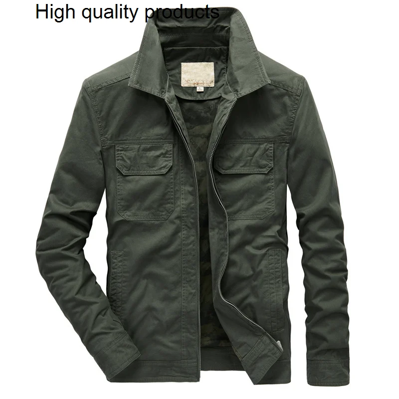 Man Motorcycle Jacket Bomber Male Parkas Coat Men Tactical Clothing Men's Winter Work Wear Windbreak Cardigan Military