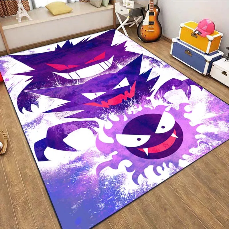 

Anime 3D Printed Rug Living Room Soft Bath Mat Room Decor Rug Bedroom Door Mat Extra Cushion Area Rug Anime Blanket