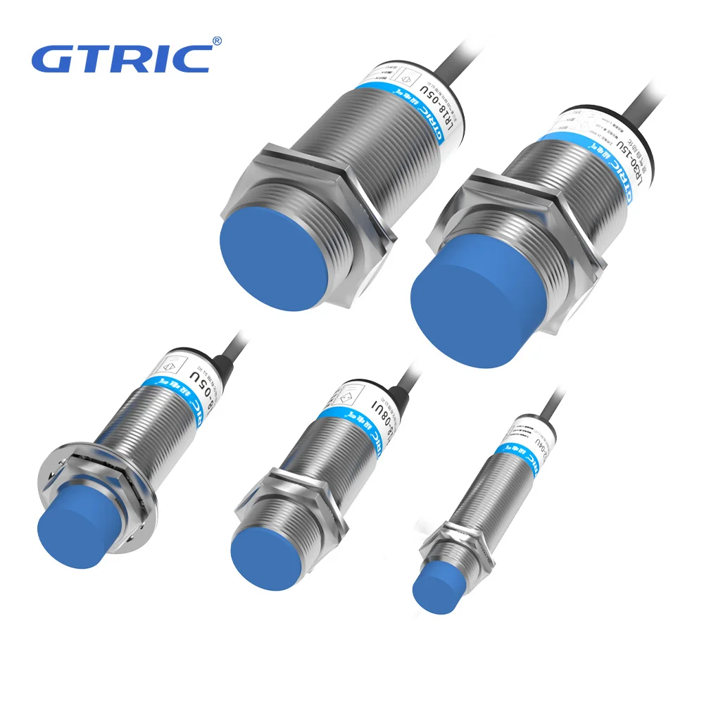 

GTRIC Analog Linear Displacement Proximity Sensor M12 M18 M30 0-10V Voltage or 4-20mA Current Output Inductive Switch