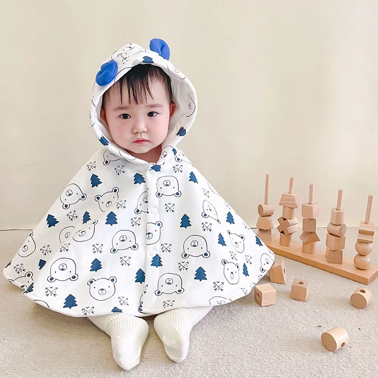 

Baby cloak boys and girls baby windproof coat spring and autumn cloak