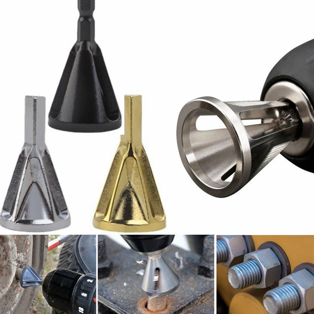 

Tool Drill Metal Deburring Drilling Shank Hexagonal Remove Steel Tool Bits Burr Stainless External for Triangular Tools Chamfer