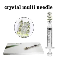 korea crystal multi needle mesotherapy 32g 1 5mm multi needles injector gun 5 pins for meso gun hyaluronic acid injection needle