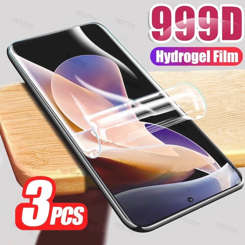 

3Pcs Protective Film For Oppo Find X6 X5 X3 X2 Pro Lite Screen Protector Hydrogel Film For OPPO FindX6 X6Pro X5Pro X5 Not Glass