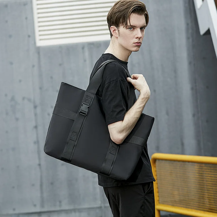 Men's Handbag Multifunctional Large Capacity Shoulder Bag Tide Brand Tote Bag Waterproof Travel Bag Student Bag