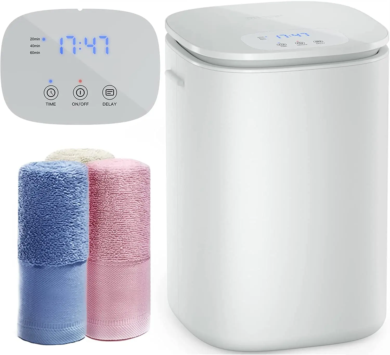 

Towel Warmer Bucket Hot Towel Warmer With Auto Keep Warm Adjustable And Up To 24 Hours Delay Timer For Extra Large Towelette Bat
