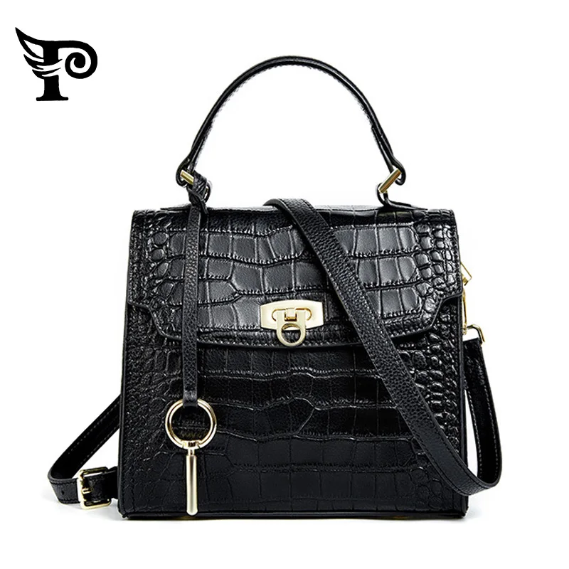 

Роскошная кожаная дамская сумка PIFEITE, деловая Сумочка на плечо, Женский мессенджер из воловьей кожи первого слоя