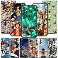 one piece phone case for samsung galaxy a72 a52 a42 a32 a22 a21s a12 a02 a51 a71 a11 a01 zoro luffy hot anime soft silicone case