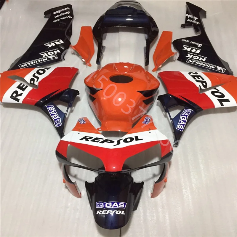 

ABS Injection Plastics Fairing For Honda CBR600RR F5 2003-2004 CBR600RR F5 03 04 orange red black white Bodywork Motorcycle