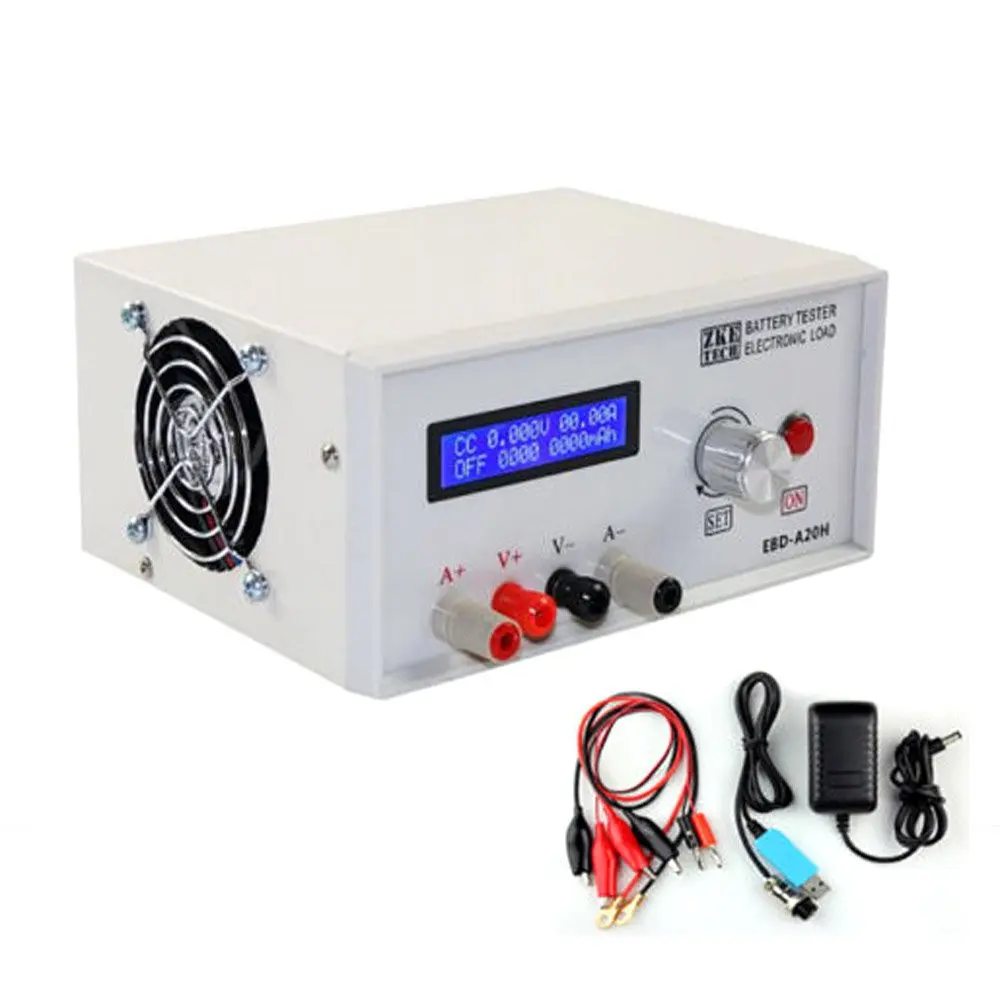 

EBD-A20H Battery Capacity Tester Electronic Load Discharger Power Supply Tester 30V 20A 200W Support PC Online Software Control