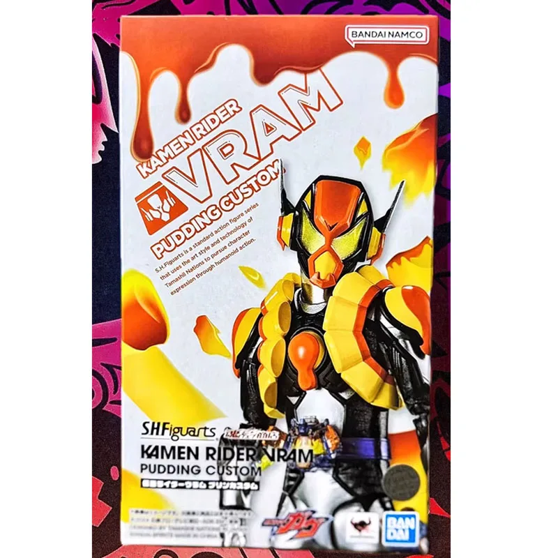 Фото Распродажа! Оригинальная фигурка Bandai SHF KAMEN RIDER VRAM PUDDING, аниме-фигурка, коллекционная, с подвижными суставами. №1