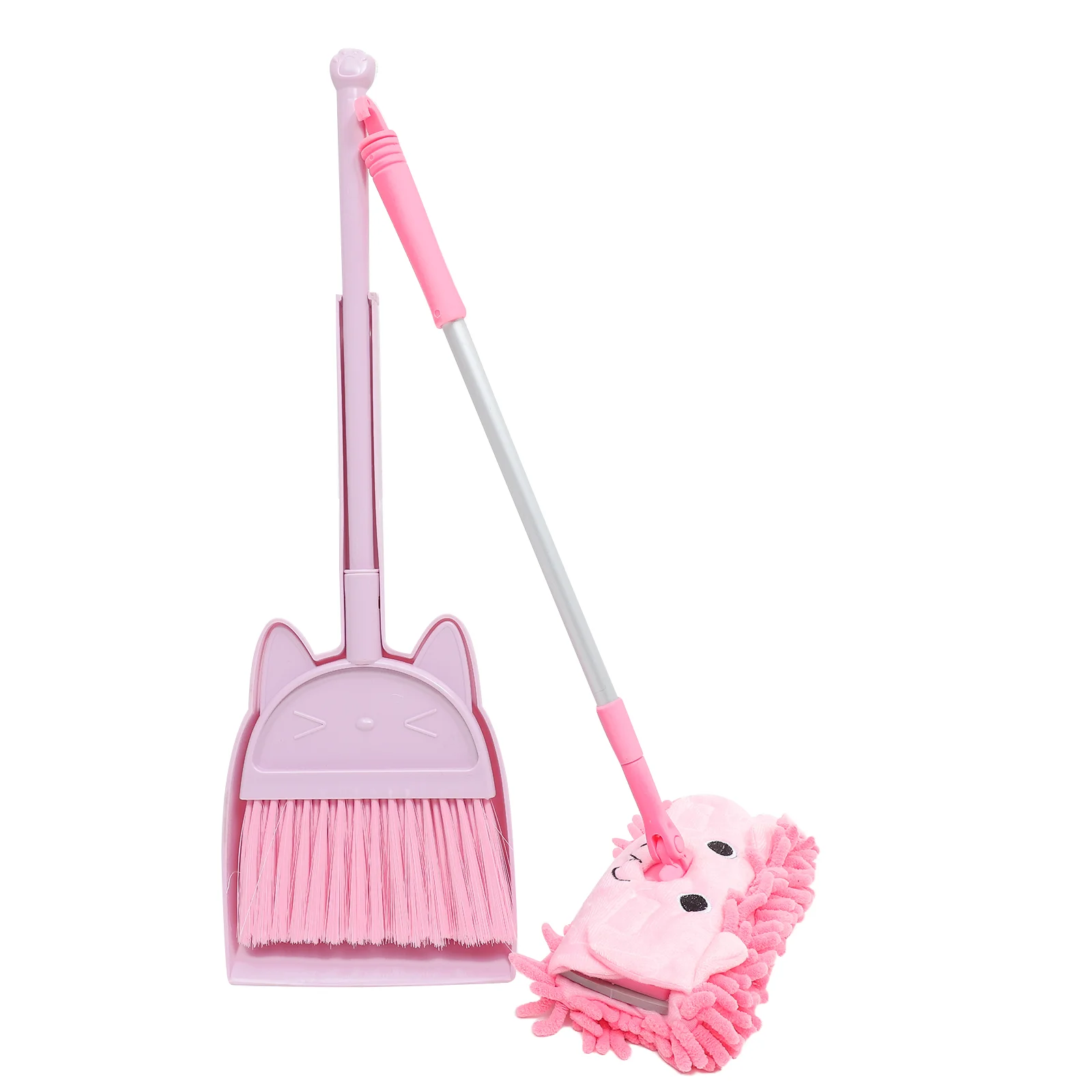 

1 Set of Kids Broom Dustpan Mop Toys Educational Sweeping Toy for Boys and Girls