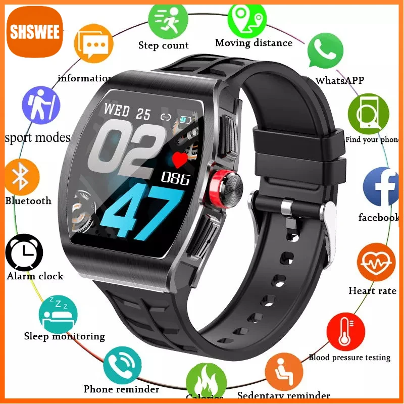 

For Xiaomi Huawei Luxury Bluetooth call Smart Watch Men smartwatch Waterproof Sports Fitness Watch IPS Color Screen