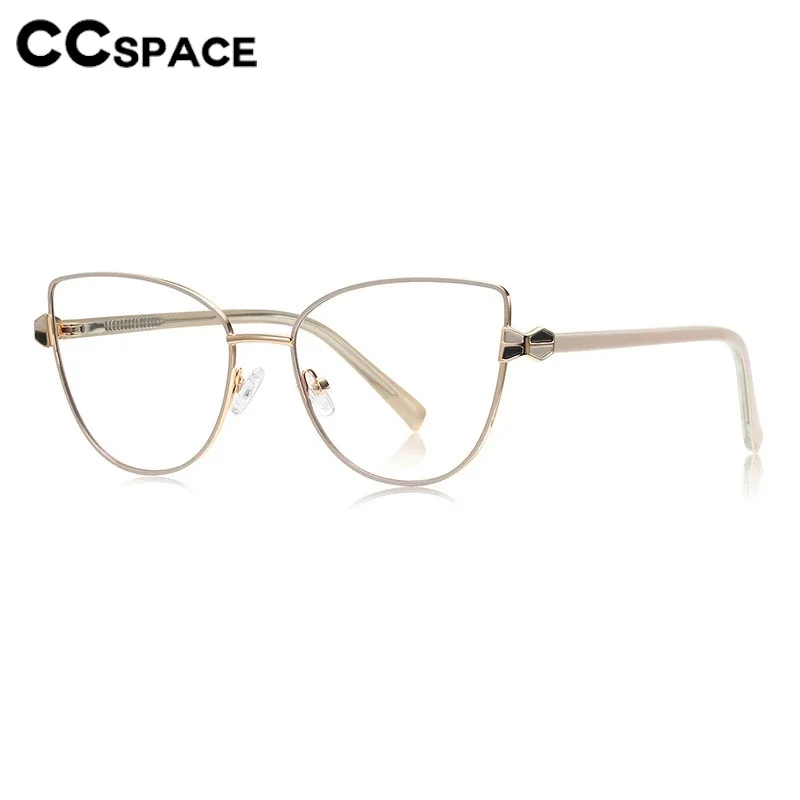 Фото Women Metal Cat Eye Reading Glasses Fashion High Quality Spring Hinge Presbyopia Eyeglass Custom Prescription Spectacles #303813 №5