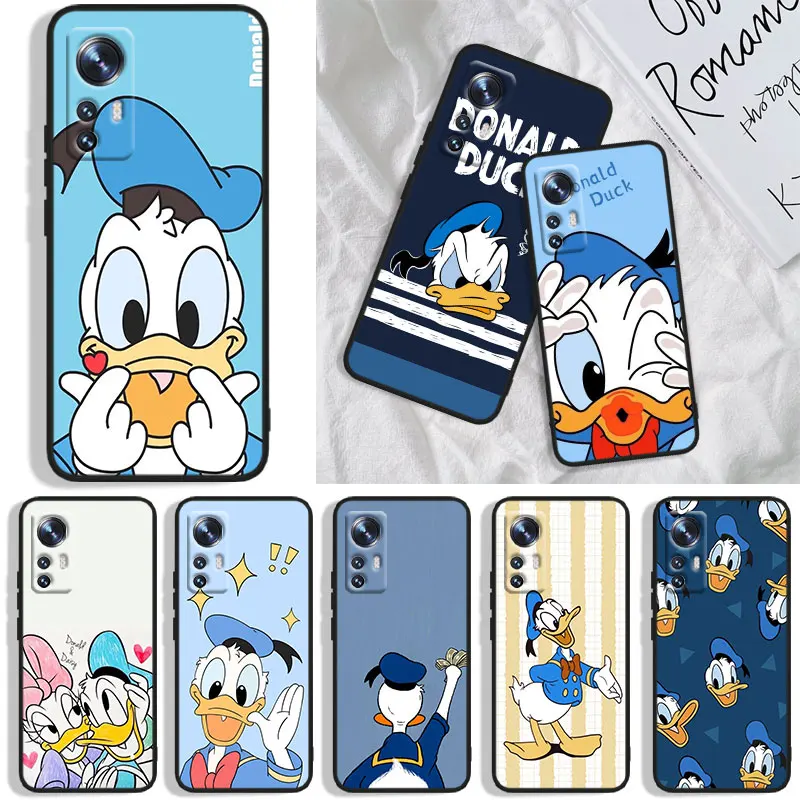 

Good looking Donald Duck Phone Case For Xiaomi Mi A1(5X) A2(6X) A3(CC9E) Play Mix 3 8 9 9T Note 10 Lite Pro SE Black Funda Cover
