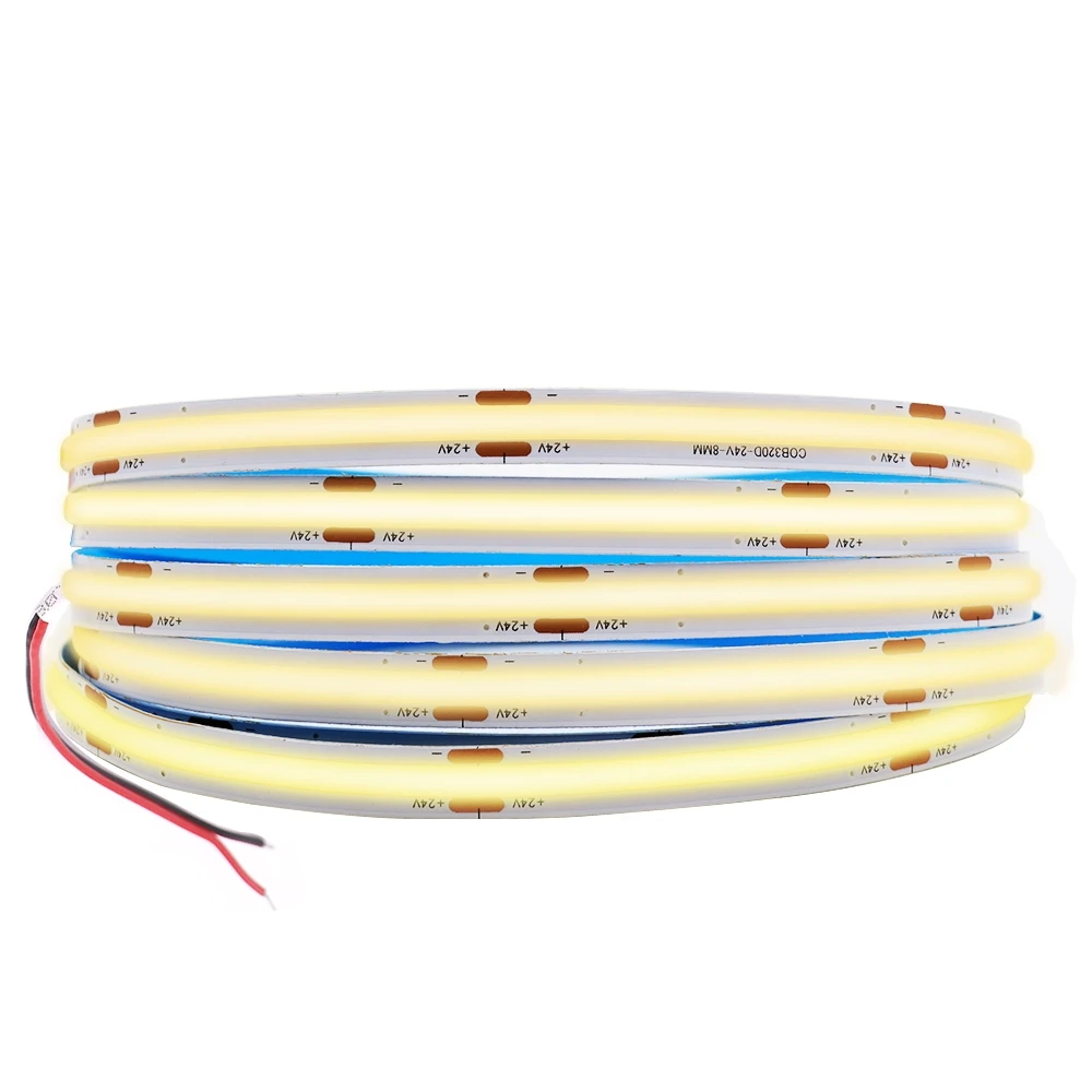 

GAHADA Светодиодная лента COB белая 320LEDs/m 0.5м