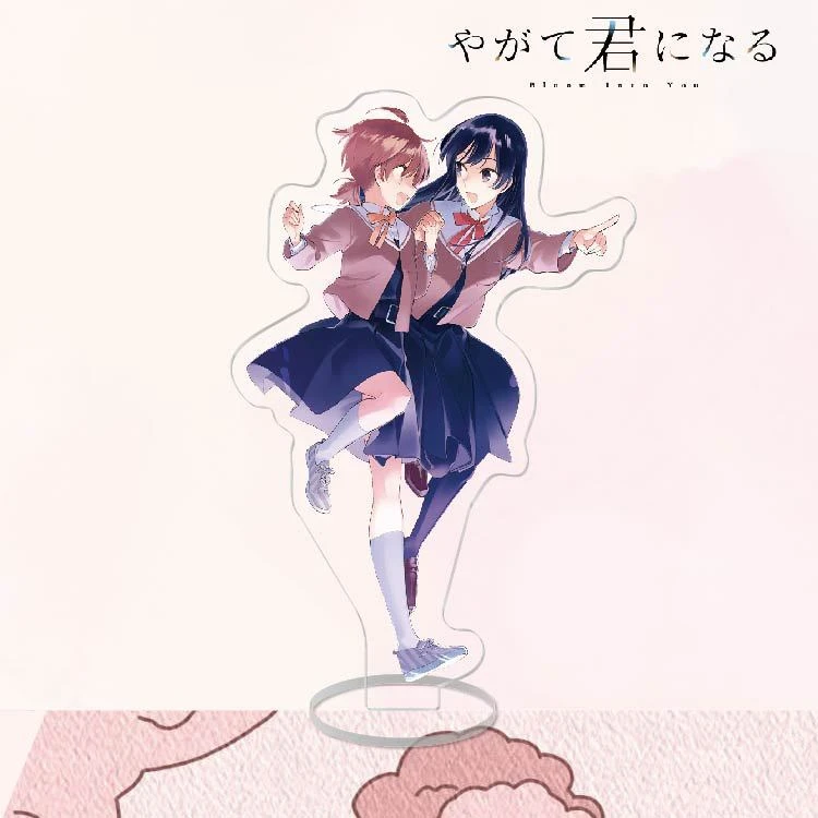 Фото Yuri Anime Bloom Into You акриловая подставка Yuu Koito Touko Nanami экшн-фигурка игрушка акриловая настольная подставка модель игрушки подарки 15 см №5
