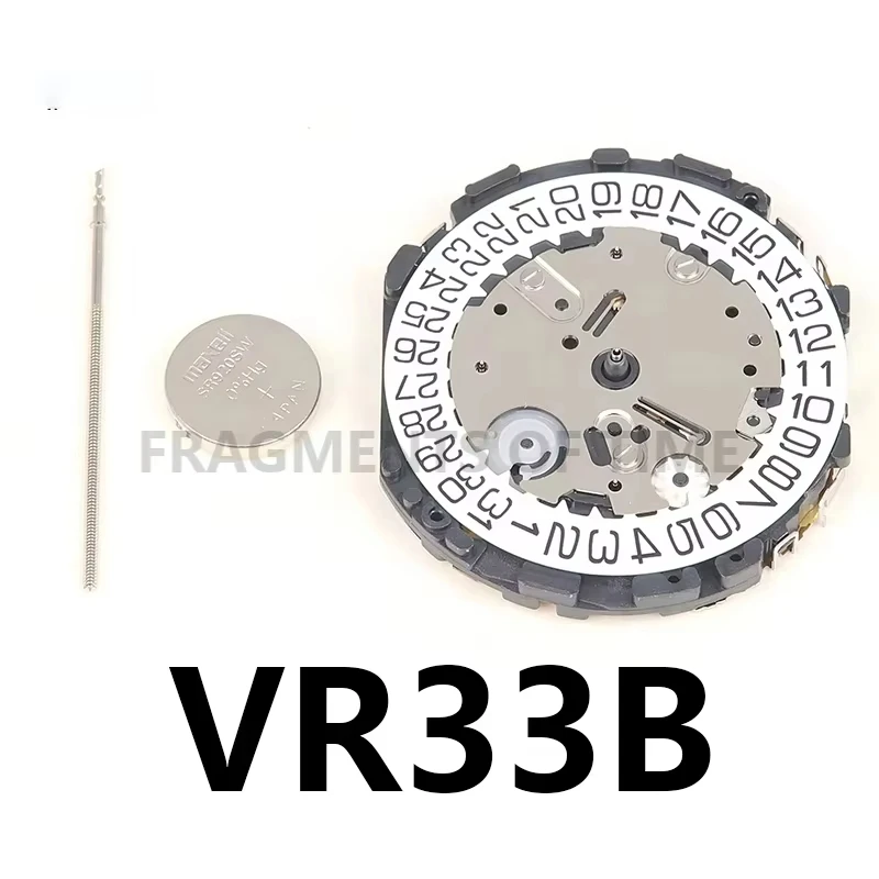 Фото Новые японские кварцевые часы VR33B 6/9/12, маленькие секундные стрелки, часы VR33, инструменты для ремонта рук, аксессуары №1