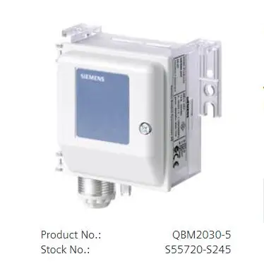 

Wind pressure difference sensor QBM66 QBM66.201 QBM66.202 QBM66.204 replaces discontinued model QBM2030 QBM2030-5