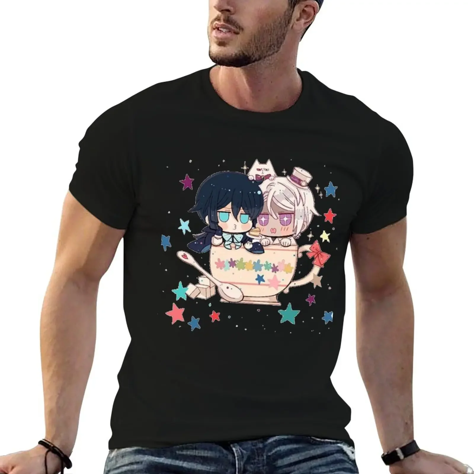 Милые футболки Vanitas and Noé Chibi с рисунком топы возвышенные толстовки мужские