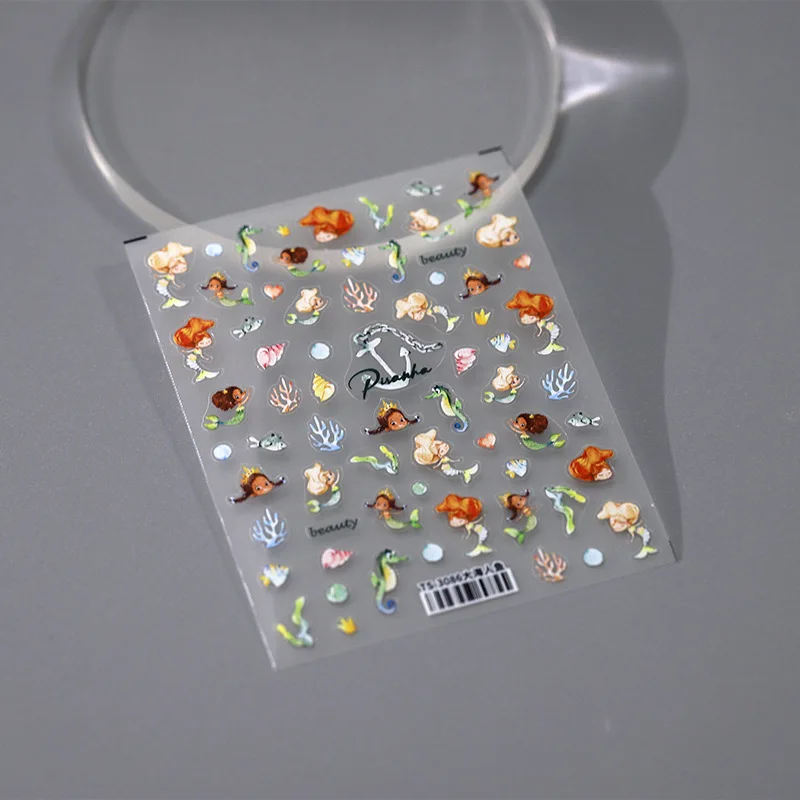 Морская звезда дельфин Кит лето океан морская Русалка коралл волна раковина 5D