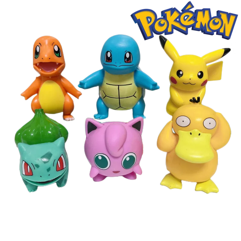 Карманный Монстр с покемонами персонажи аниме Charizard/Pikachu/Bulbasaur набор для гаража настольное украшение детские игрушки подарок на день рождения