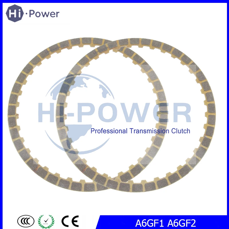 Фрикционная пластина коробки передач A6GF1 A6GF2 09-up, низкий Реверс (36T 1,75 мм 169 мм) для HYUNDAI, комплект дисков коробки передач, 2 шт.