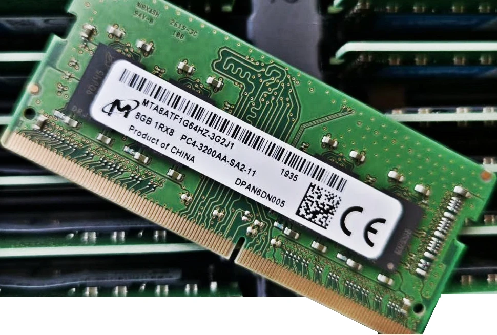 

RAM MTA8ATF1G64HZ-3G2J1 8G 3200AA DDR4, память для ноутбука blue sky barebones