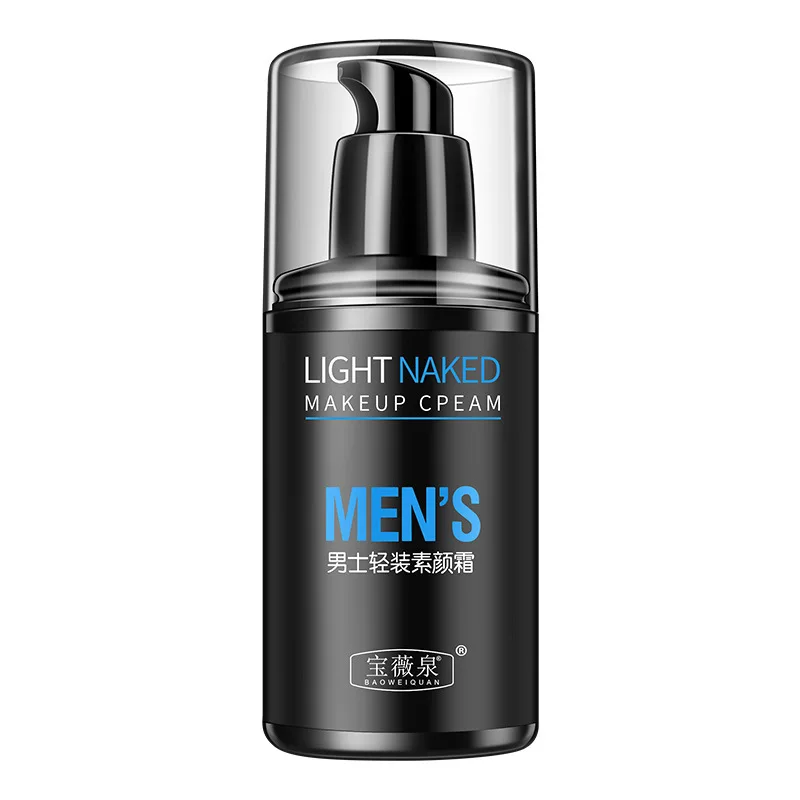 

New Men BB Cream Makeup Foundation Concealer Acne Marks Lazy Face Cream Lasting Korean Moisturizing Cosmetics Maquillaje TSLM1