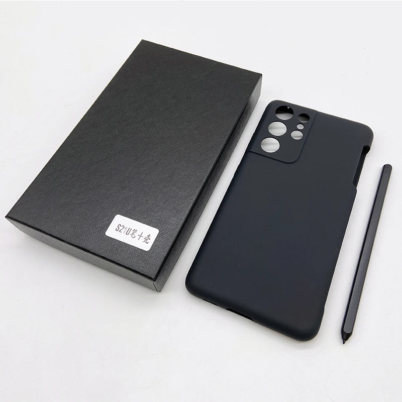 Новый силиконовый чехол для Samsung Galaxy S21 Ultra Stylus S Pen со встроенным слотом стилуса