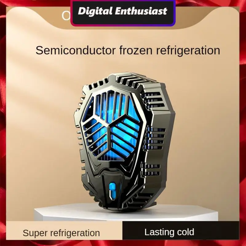 

Heat Dissipation Semiconductor Portable Magnetic Cell Phone Cool Heat Sink 2A Adjustable Game Cooler Aluminum Alloy 5V