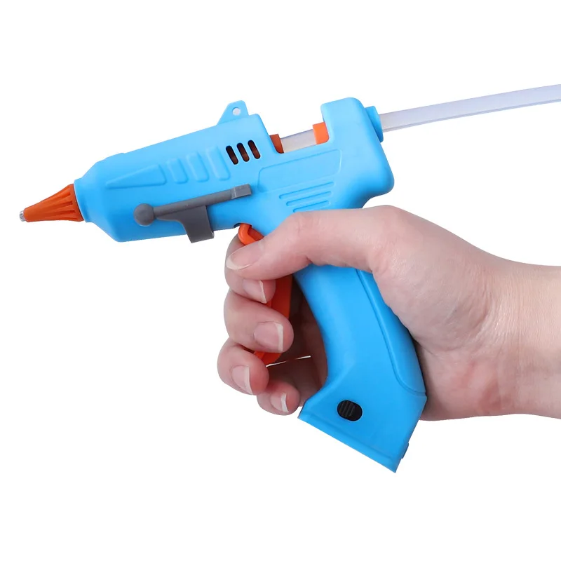 

New 20W Hot Melt Glue Gun With Glue Sticks Wireless USB Industrial Mini Guns Thermo Electric Heat Temp Tool With 7*200MM Sticks