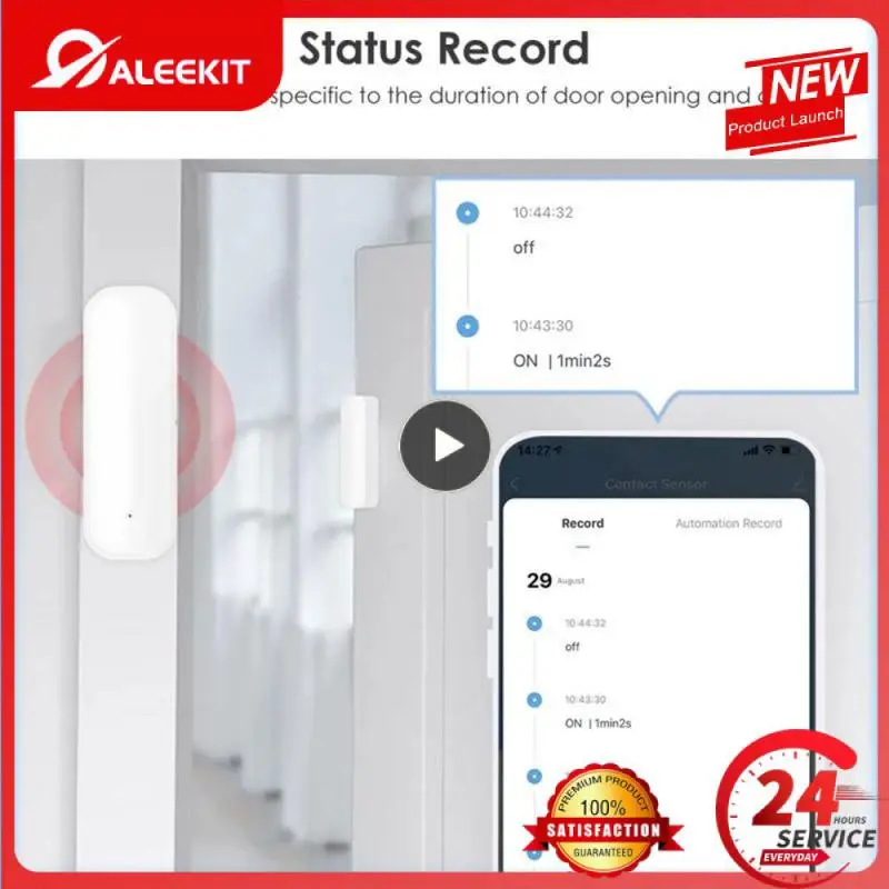 

Work With Google Home Alexa Security Alarm System Alarm Detector 90db Siren Hot Door Sensor New Smart Home Wifi Door Sensor Tuya