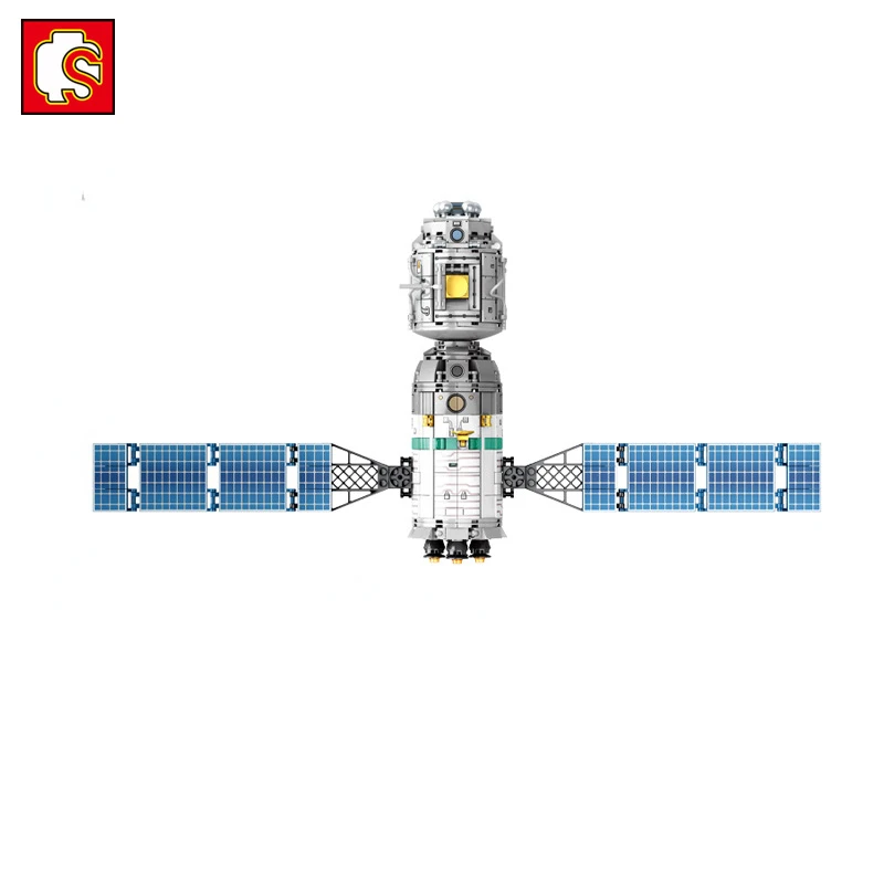 

Креативная сборка Senbao, космическая серия extravehicular, космический корабль, строительный блок, модель, украшение, модель, строительный блок, игру...