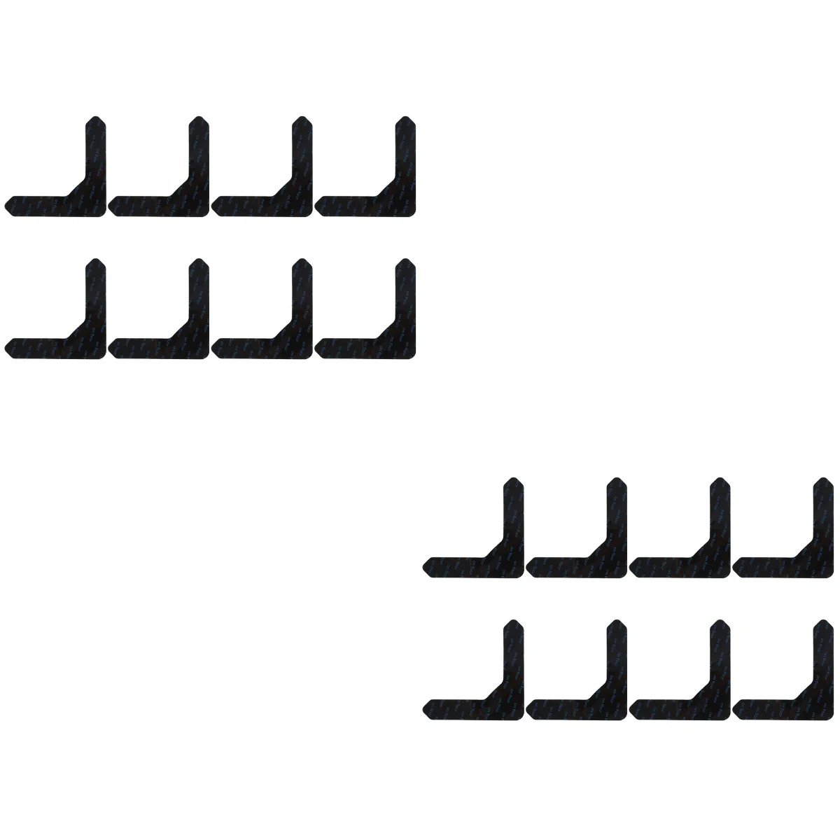 

16 Pcs Dual Sided Nonslip Rug Grippers Rug Rubber Grippers Floor Mat Tape for Hardwood Floors