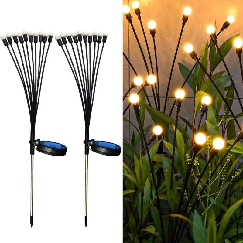 

Led Solar Light Outdoor Decorative Light Simulation Firefly Garden Lawn Light Waterproof Landscape Garden Decoration