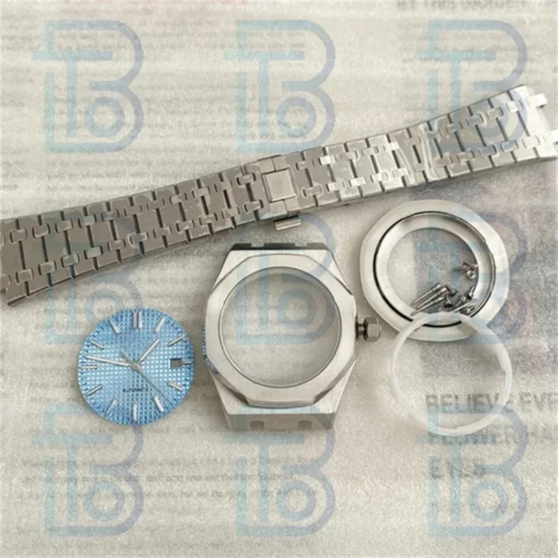 Корпус 41 мм NH35 Набор браслетов со стрелками и циферблатом S Детали для часов