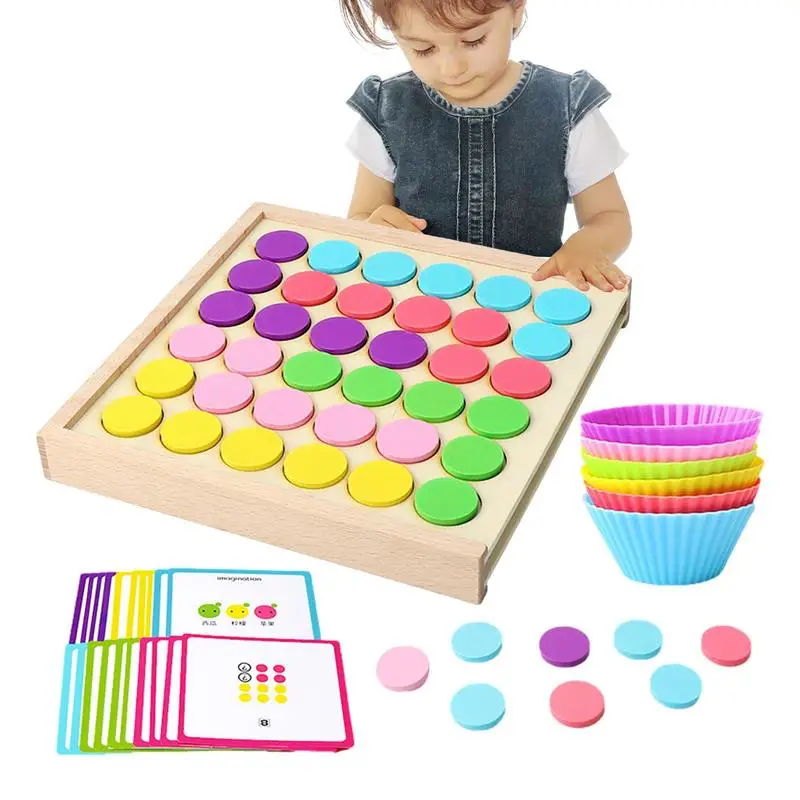 

Color Sorting Toy Matching Toys Tabletop Game Learn By Playing Establish Logical Thinking Develop Color Recognition Skills For