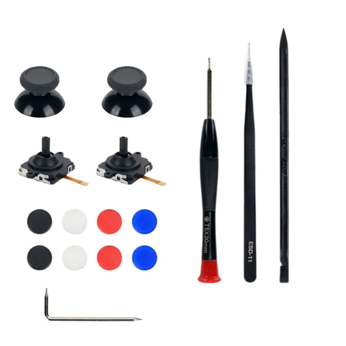 Замена для Meta Quest 3 VR-ручка 3D-аналоговые джойстики джойстик с крышкой джойстиков и