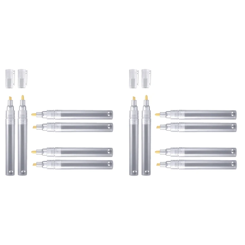 

12 Empty Fillable Blank Paint Pen Markers Refillable Paint Pen Fine Tip Graffiti Markers Acrylic Markers
