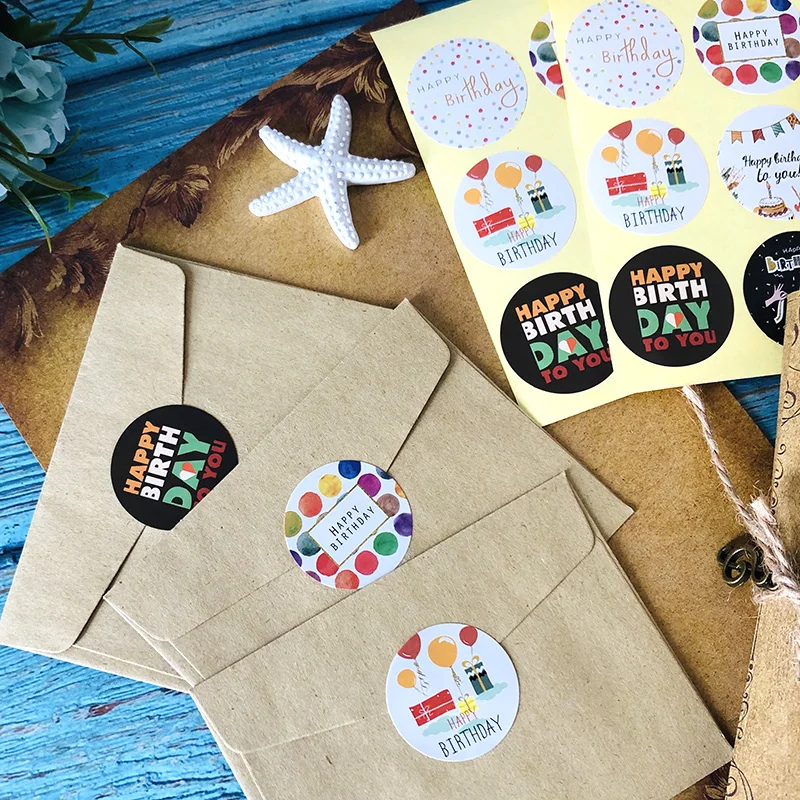 60 цветов спасибо наклейка Цветочная этикетка декоративное клейкое украшение для