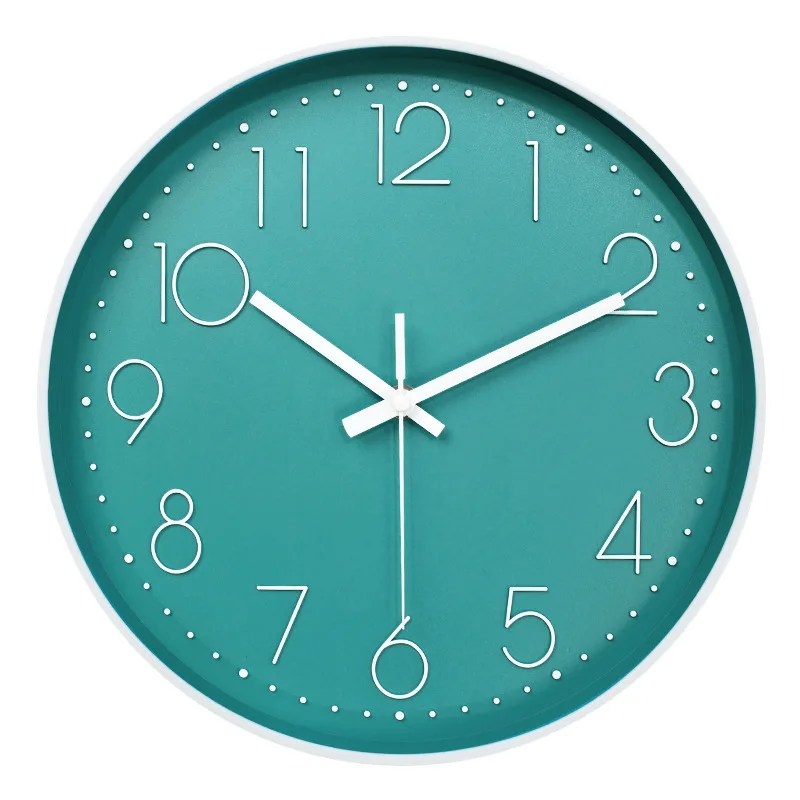 

12 Inch Wall Clock Silent Non-Ticking Nice Decorative Clocks for Kitchen Living Room Bedroom Dinning Restaurant Cafe