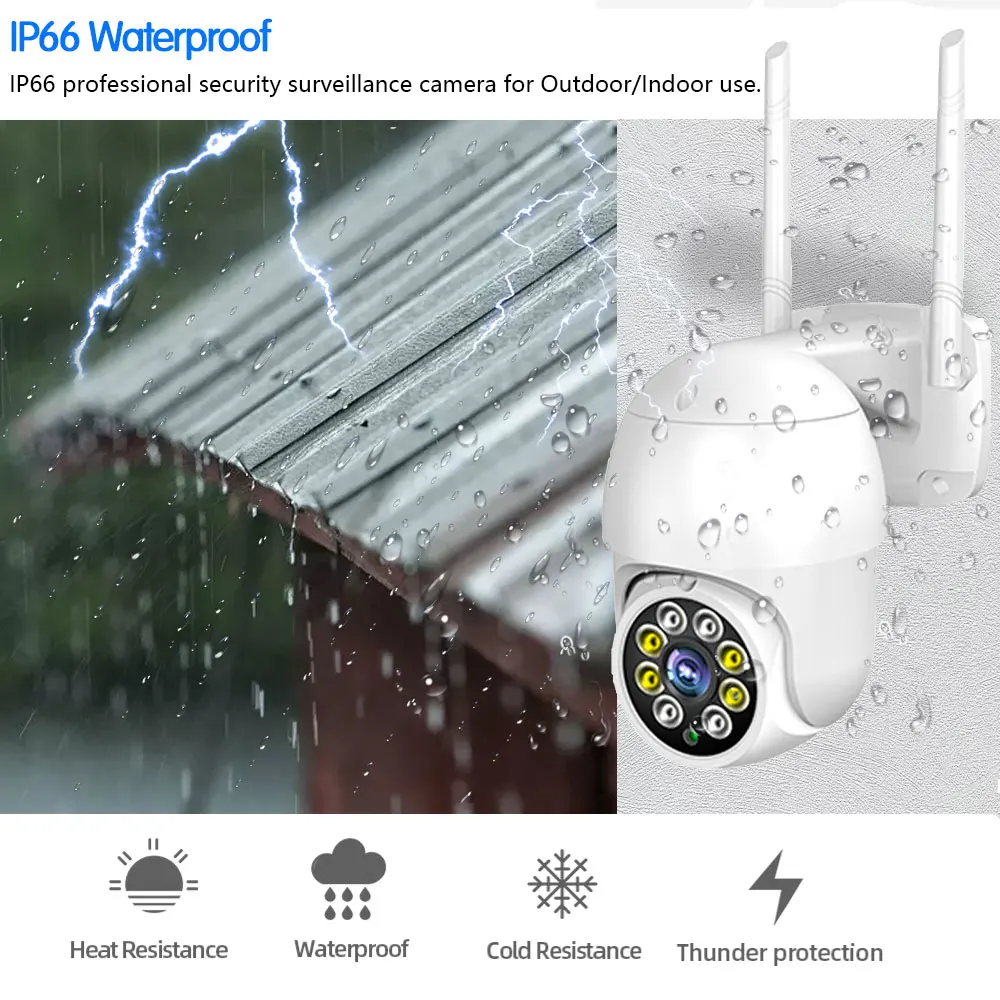 Умный дом Tuya 5 Мп цифровой зум IP Wi-Fi камера видеонаблюдения CCTV 2-полосная